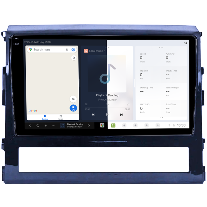 Navigatie dedicata Toyota Land Cruiser 2015+, DUDU3, 4GB RAM 64GB ROM, Octacore, Platforma 8581, Android, Display QLED 9", DSP, Carplay&AndroidAuto [2]