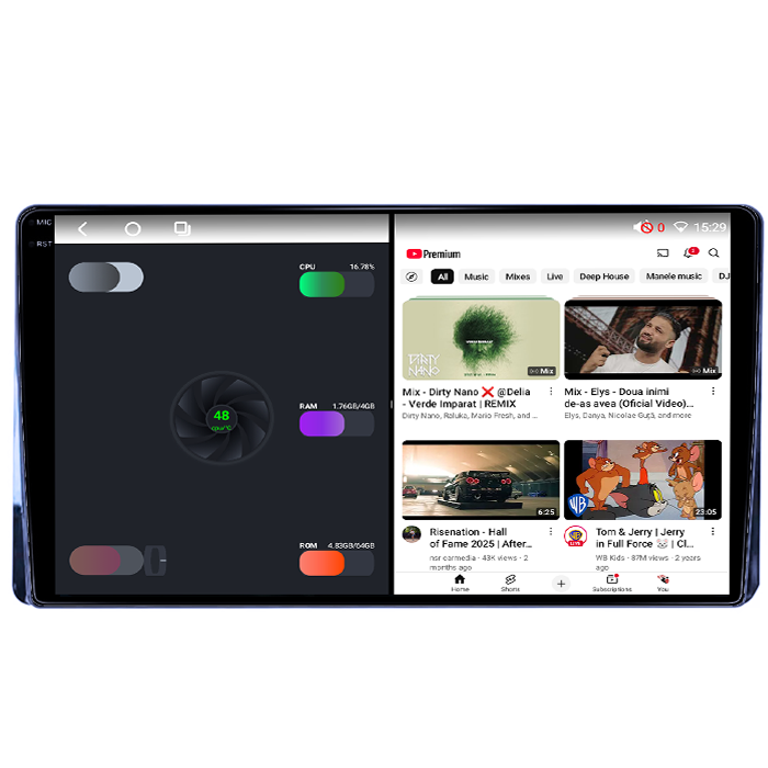 Navigatie dedicata Toyota Highlander Kluger 2022, 4GB RAM 64GB ROM, Octacore, Android 14, Display QLED 1K 9", Carplay&Android Auto, SIM 4G, Ventilator Activ [3]