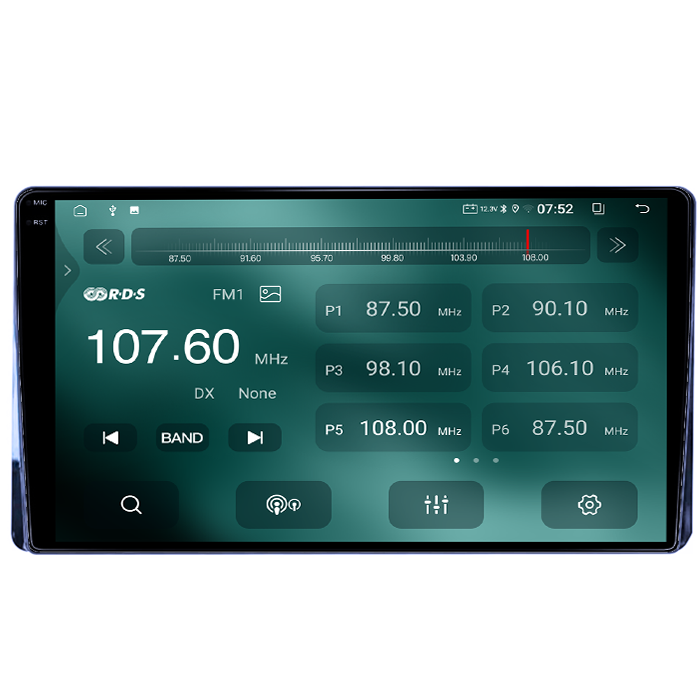Navigatie dedicata Toyota Highlander Kluger 2022, 4GB RAM 64GB ROM, Quad Core, Display 9" QLED 1K, Carplay, Android 14, Bluetooth, Magazin Play, Suport Camere AHD [3]