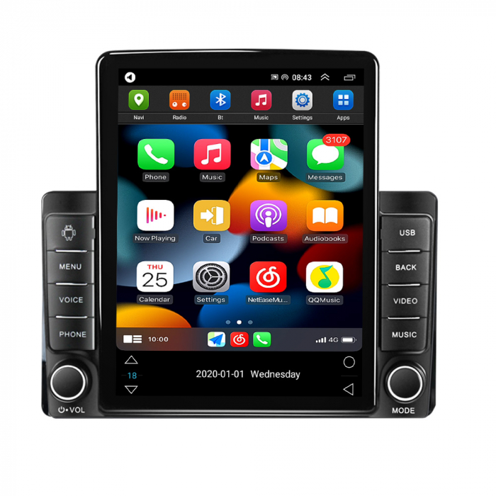 Navigatie dedicata Toyota Highlander Kluger 2022,Tesla Style, ANDROID 13,Carplay&Android Auto, 10 inch , 8+128GB, Internet, Aplicatii, Waze, GPS [2]