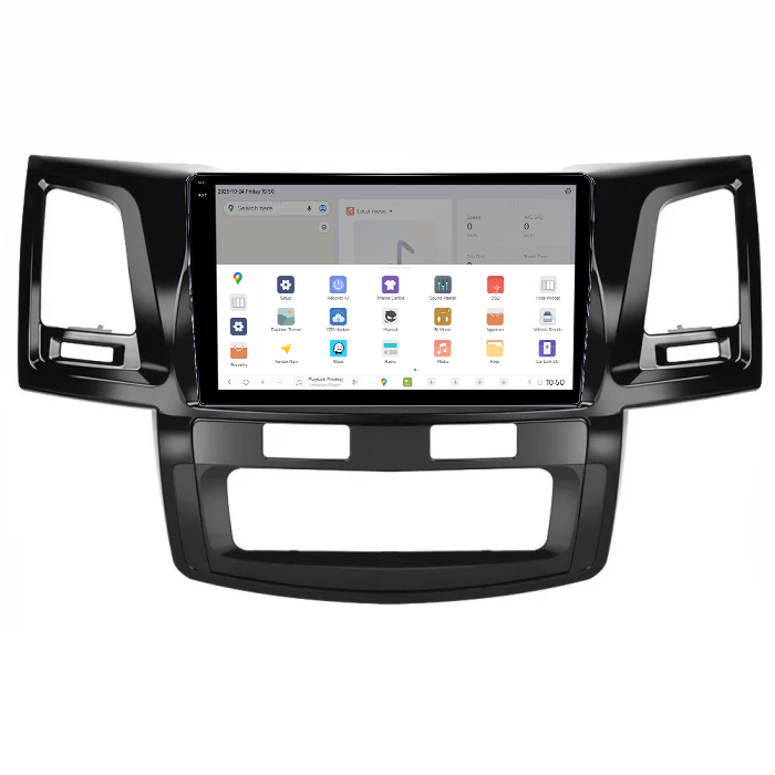 Navigatie dedicata Toyota Hilux 2005-2015, DUDU3, 4GB RAM 64GB ROM, Octacore, Platforma 8581, Android, Display QLED 9", DSP, Carplay&AndroidAuto [3]