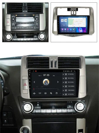 Navigatie dedicata Toyota Land Prado 2013-2017, 4GB RAM 64GB ROM, Quadcore, Android 14, Display QLED  10", DSP, Carplay&Android Auto, Suport camere AHD [5]