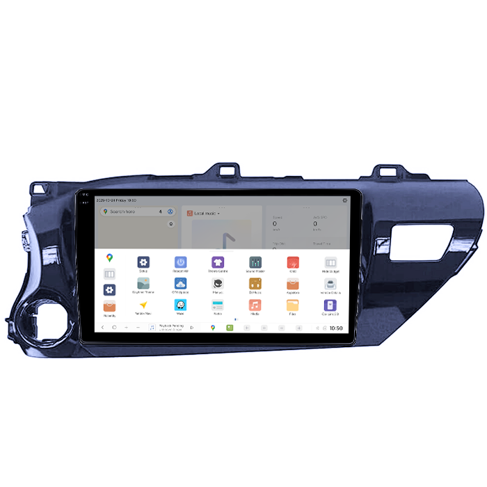 Navigatie dedicata Toyota Hilux 2015-2020, DUDU3, 4GB RAM 64GB ROM, Octacore, Platforma 8581, Android, Display QLED 9", DSP, Carplay&AndroidAuto [3]