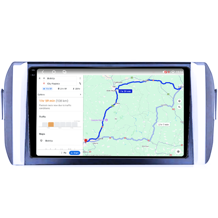 Navigatie dedicata Toyota Innova 2015-2017, 4GB RAM 64GB ROM, Procesor Qualcomm Octacore, Android 14, Rezolutie 2K, Display QLED 9", DSP, Carplay&Android Auto, SIM 4G [5]