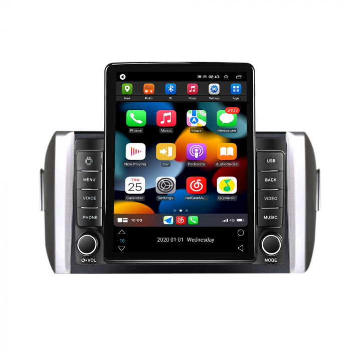 Navigatie dedicata Toyota Innova 2015-2017,Tesla Style, ANDROID 13,Carplay&Android Auto, 10 inch , 8+128GB, Internet, Aplicatii, Waze, GPS [2]