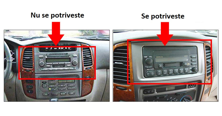 (Resigilata) Navigatie dedicata Toyota Land Cruiser 100 1998-2007, 2GB RAM 32GB ROM, Quad Core, Display 9" IPS Full HD, Carplay, Android 13, Bluetooth, Magazin Play, Suport camere AHD [10]