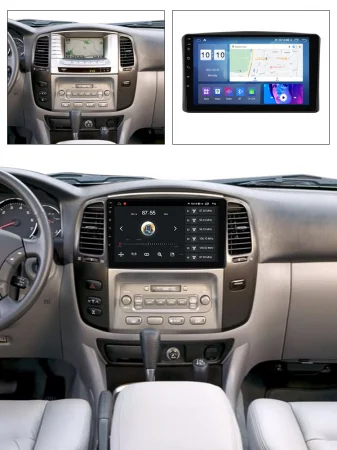 Navigatie dedicata Toyota Land Cruiser 100 1998-2007, 8GB RAM 128GB ROM, Octacore, Platforma TS18, Android 14, Display QLED 9", Suporta camera 360", DSP, Carplay&Android Auto, SIM 4G, Ventilator Ac [8]