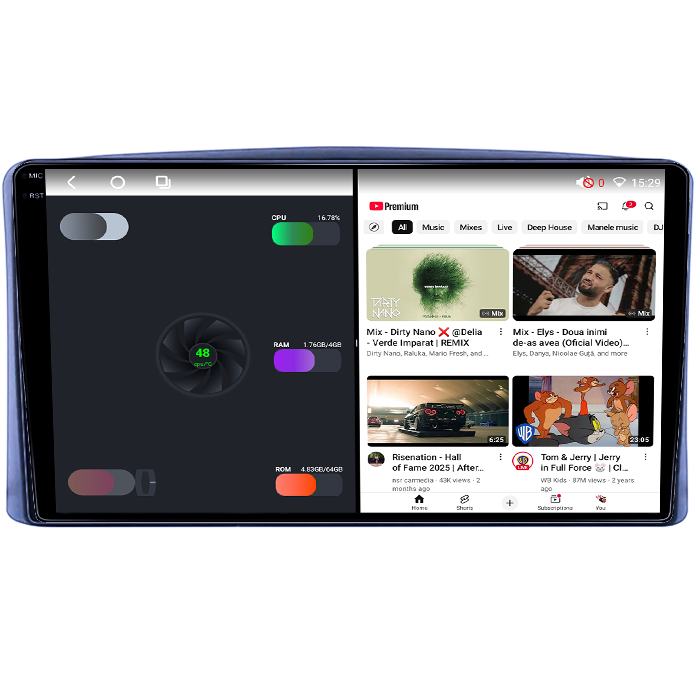 Navigatie dedicata Toyota Land Cruiser 100 1998-2007, 8GB RAM 128GB ROM, Octacore, Platforma TS18, Android 14, Display QLED 9", Suporta camera 360", DSP, Carplay&Android Auto, SIM 4G, Ventilator Ac [3]