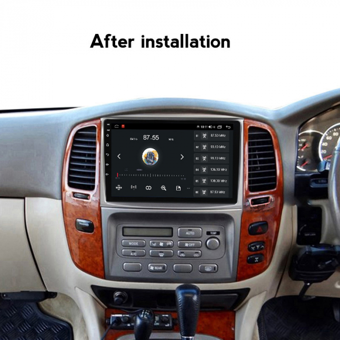 Navigatie dedicata Toyota Land Cruiser 100 2002-2007, 4GB RAM 64GB ROM, Octacore, Android 13, Display QLED 10", DSP, Carplay, Android Auto, Internet, Youtube, Waze, WIFI, Bluetooth [4]