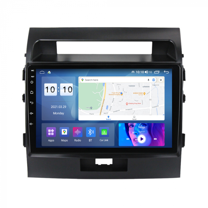 Navigatie dedicata Toyota Land Cruiser 200 2008-2015, 4 GB RAM 32 ROM, Android 13, Display QLED, 10", DSP, Carplay, Android Auto, Internet, Youtube, Waze, WI-FI, USB, Bluetooth [3]