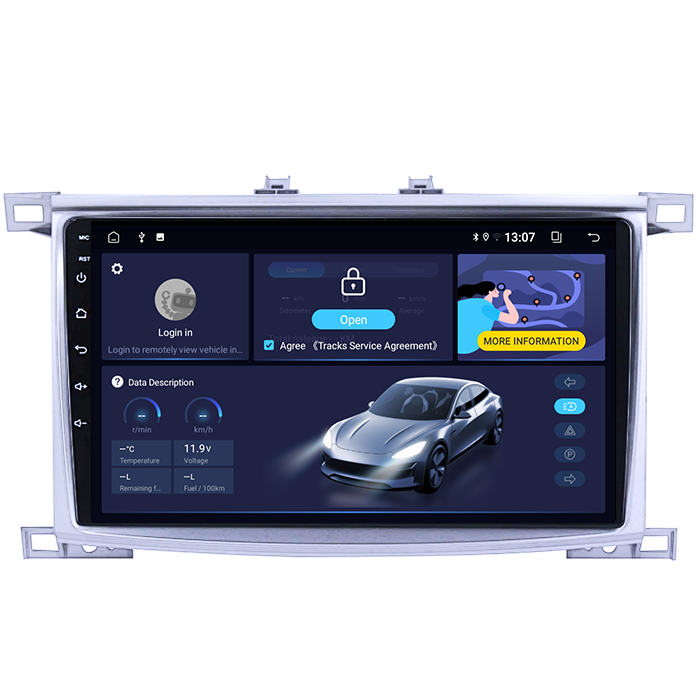 Navigatie dedicata Toyota Land Cruiser 2005, 8GB RAM 128GB ROM, Octacore, Platforma TS18, Android 13, Display QLED 9”, Suporta camera 360º, DSP, Carplay&Android Auto, SIM 4G, Ventilator Activ [4]