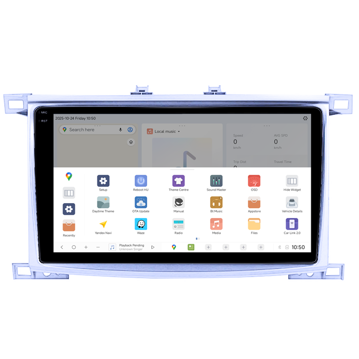 Navigatie dedicata Toyota Land Cruiser 2005, DUDU3, 4GB RAM 64GB ROM, Octacore, Platforma 8581, Android, Display QLED 10", DSP, Carplay&AndroidAuto [3]