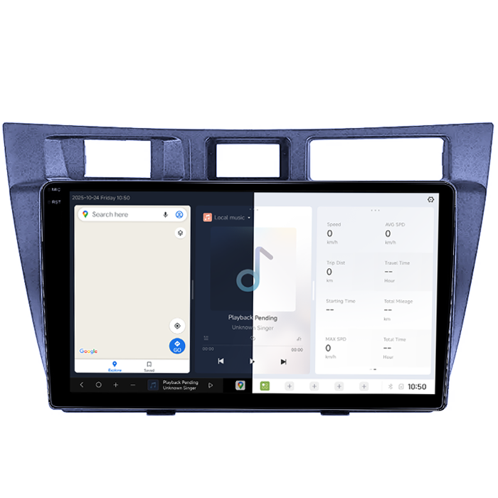 Navigatie dedicata Toyota Mark 2000-2007, DUDU3, 4GB RAM 64GB ROM, Octacore, Platforma 8581, Android, Display QLED 9", DSP, Carplay&AndroidAuto [2]