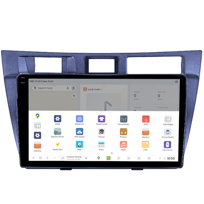 Navigatie dedicata Toyota Mark 2000-2007, DUDU3, 4GB RAM 64GB ROM, Octacore, Platforma 8581, Android, Display QLED 9", DSP, Carplay&AndroidAuto [3]