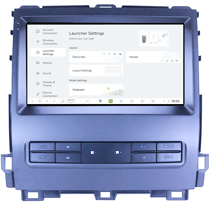 Navigatie dedicata Toyota Land Cruiser PradoLexus GX470 GX 470 J120 2002-2009, DUDU3, 4GB RAM 64GB ROM, Octacore, Platforma 8581, Android, Display QLED 9", DSP, Carplay&AndroidAuto [2]