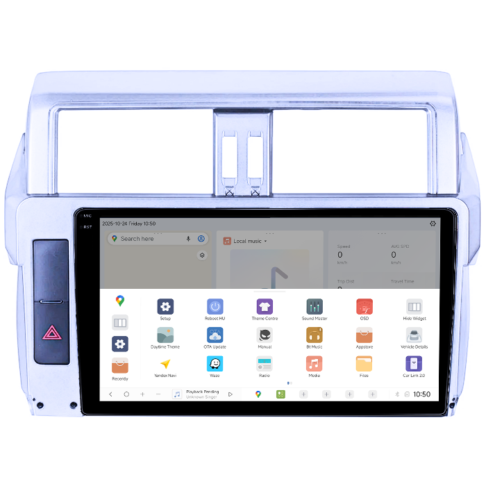 Navigatie dedicata Toyota Prado 150 2009-2013, DUDU3, 4GB RAM 64GB ROM, Octacore, Platforma 8581, Android, Display QLED 9", DSP, Carplay&AndroidAuto [3]