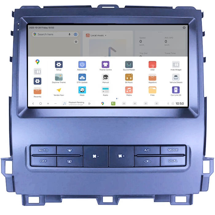 Navigatie dedicata Toyota Land Cruiser PradoLexus GX470 GX 470 J120 2002-2009, DUDU3, 4GB RAM 64GB ROM, Octacore, Platforma 8581, Android, Display QLED 9", DSP, Carplay&AndroidAuto [4]