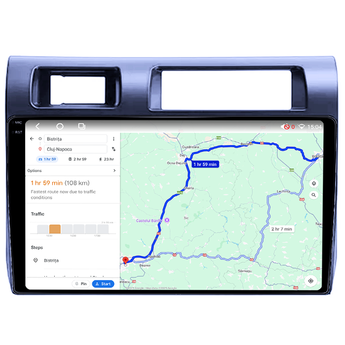 Navigatie dedicata Toyota Land Cruiser LC 2007-2020, 8GB RAM 128GB ROM, Octacore, Platforma TS18, Android 14, Display QLED 9", Suporta camera 360", DSP, Carplay&Android Auto, SIM 4G, Ventilator Act [4]
