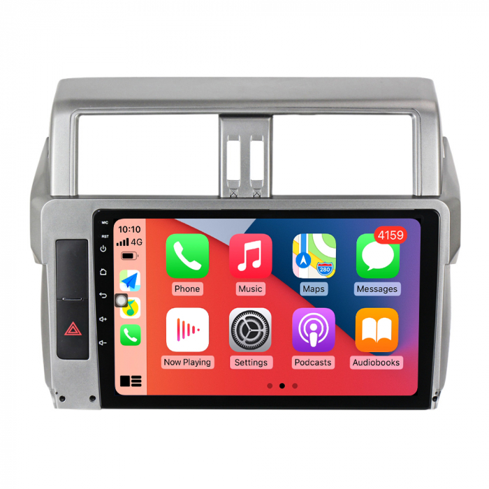 Navigatie dedicata Toyota Land Prado 2013-2017, 4GB RAM 64GB ROM, Octacore, Android 13, Display QLED 10", DSP, Carplay, Android Auto, Internet, Youtube, Waze, WIFI, Bluetooth [4]