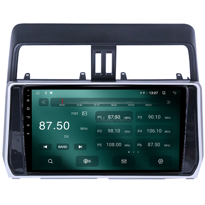 Navigatie dedicata Toyota Land Prado 2017-2018, 4GB RAM 64GB ROM, Procesor Qualcomm Octacore, Android 14, Rezolutie 2K, Display QLED 10", DSP, Carplay&Android Auto, SIM [3]