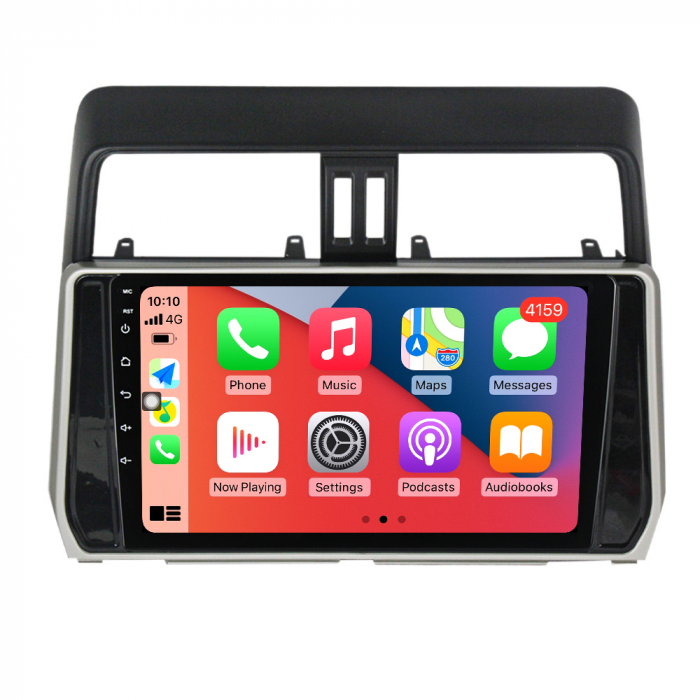 Navigatie dedicata Toyota Land Prado 2017-2018, 4GB RAM 64GB ROM, Octacore, Android 13, Display QLED 10", DSP, Carplay, Android Auto, Internet, Youtube, Waze, WIFI, Bluetooth [3]
