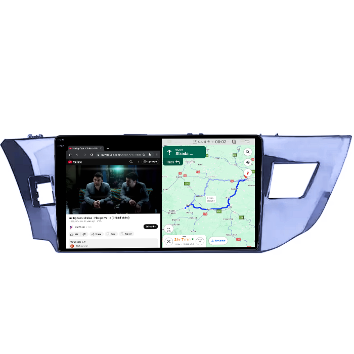 Navigatie dedicata Toyota Levin 2014, 4GB RAM 64GB ROM, Quad Core, Display 10" QLED 1K, Carplay, Android 14, Bluetooth, Magazin Play, Suport Camere AHD [5]