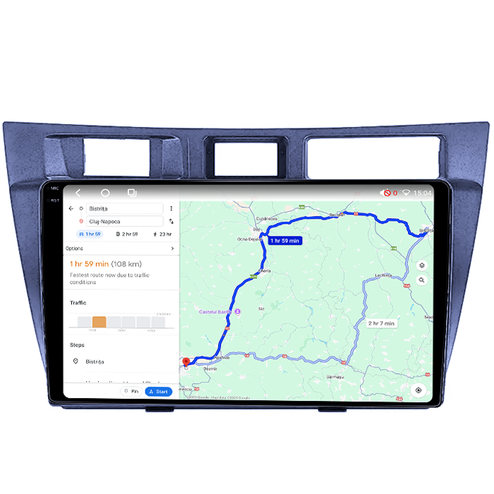 Navigatie dedicata Toyota Mark 2000-2007, 8GB RAM 128GB ROM, Octacore, Platforma TS18, Android 14, Display QLED 9", Suporta camera 360", DSP, Carplay&Android Auto, SIM 4G, Ventilator Activ [4]