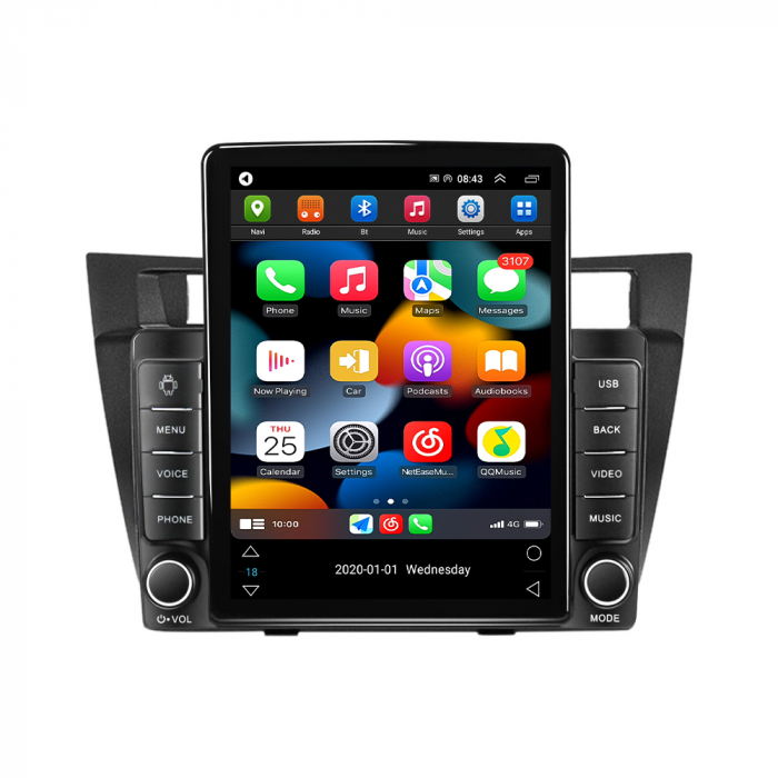 Navigatie dedicata Toyota Mark 2000 - 2007,Tesla Style, ANDROID 13,Carplay&Android Auto, 10 inch , 8+128GB, Internet, Aplicatii, Waze, GPS [2]