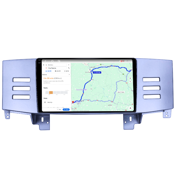 Navigatie dedicata Toyota Mark 2004-2009, 4GB RAM 64GB ROM, Octacore, Android 14, Display QLED 1K 9", Carplay&Android Auto, SIM 4G, Ventilator Activ [4]