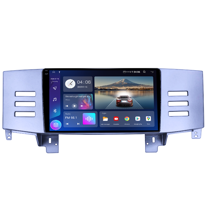 Navigatie dedicata Toyota Mark 2004-2009, 4GB RAM 64GB ROM, Quad Core, Display 9" QLED 1K, Carplay, Android 14, Bluetooth, Magazin Play, Suport Camere AHD [2]
