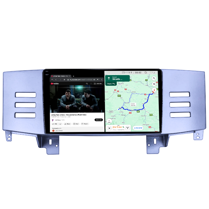 Navigatie dedicata Toyota Mark 2004-2009, 4GB RAM 64GB ROM, Quad Core, Display 9" QLED 1K, Carplay, Android 14, Bluetooth, Magazin Play, Suport Camere AHD [4]