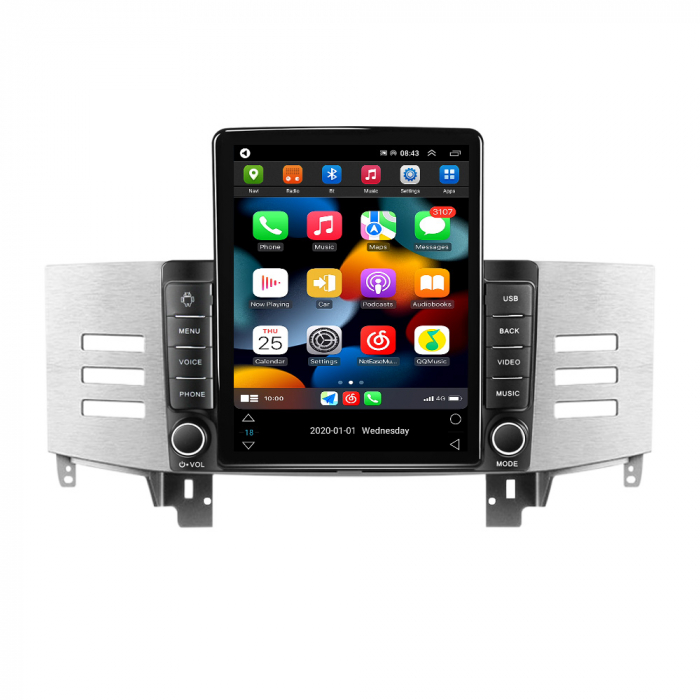 Navigatie dedicata Toyota Mark 2004 - 2009,Tesla Style, ANDROID 13,Carplay&Android Auto, 10 inch , 8+128GB, Internet, Aplicatii, Waze, GPS [2]