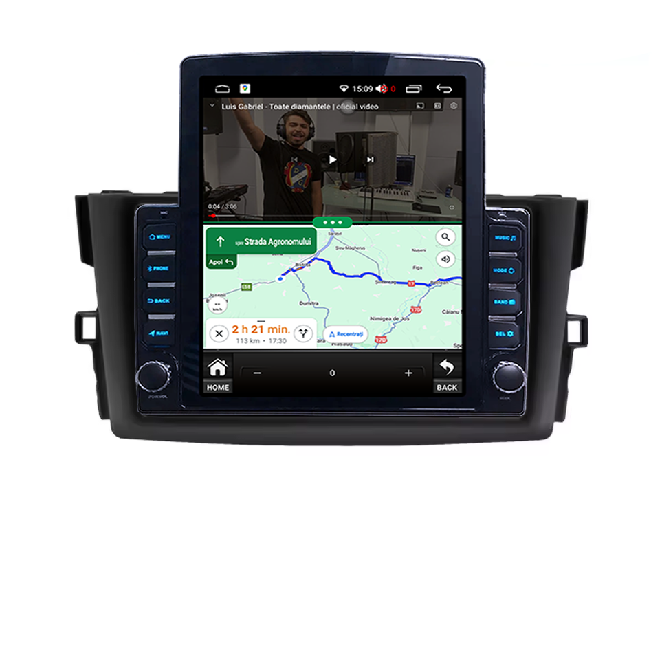Navigatie dedicata Toyota Mark X 2009-2013 Tesla Style, ANDROID 13, 9.7 inch , 8+128GB, Internet, Aplicatii, Waze, GPS [2]