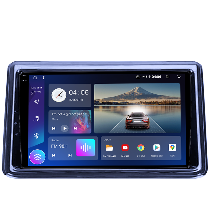 Navigatie dedicata Toyota Noah 2014-2020, 8GB RAM 128GB ROM, Octacore, Platforma TS18, Android 14, Display QLED 9", Suporta camera 360", DSP, Carplay&Android Auto, SIM 4G, Ventilator Activ [5]