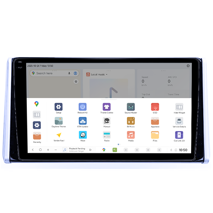 Navigatie dedicata Toyota RAV4 2019, DUDU3, 4GB RAM 64GB ROM, Octacore, Platforma 8581, Android, Display QLED 9", DSP, Carplay&AndroidAuto [3]