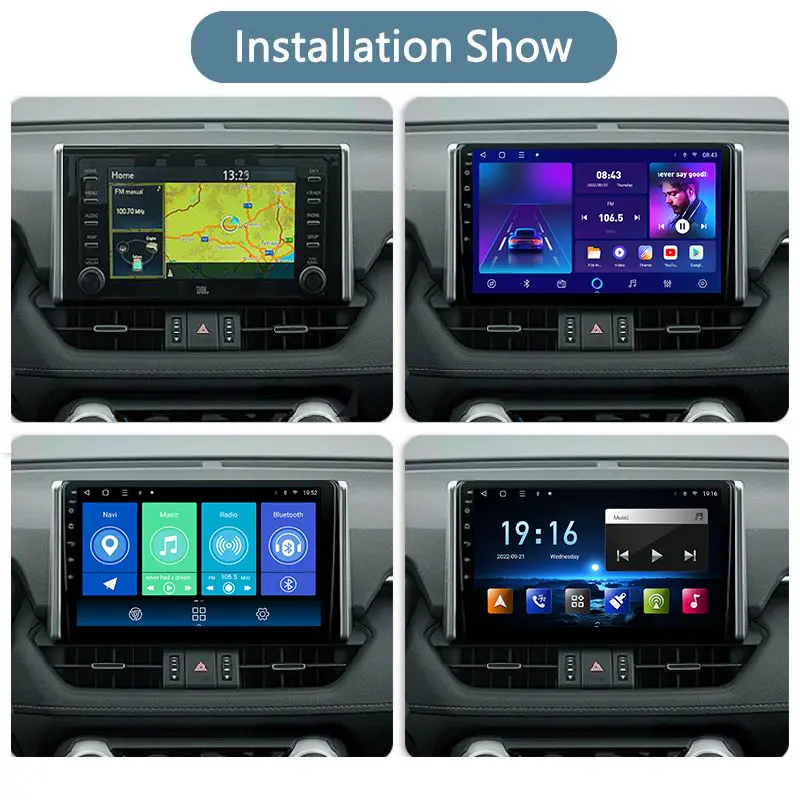 Navigatie dedicata Toyota RAV4 2019, DUDU3, 4GB RAM 64GB ROM, Octacore, Platforma 8581, Android, Display QLED 9", DSP, Carplay&AndroidAuto [6]