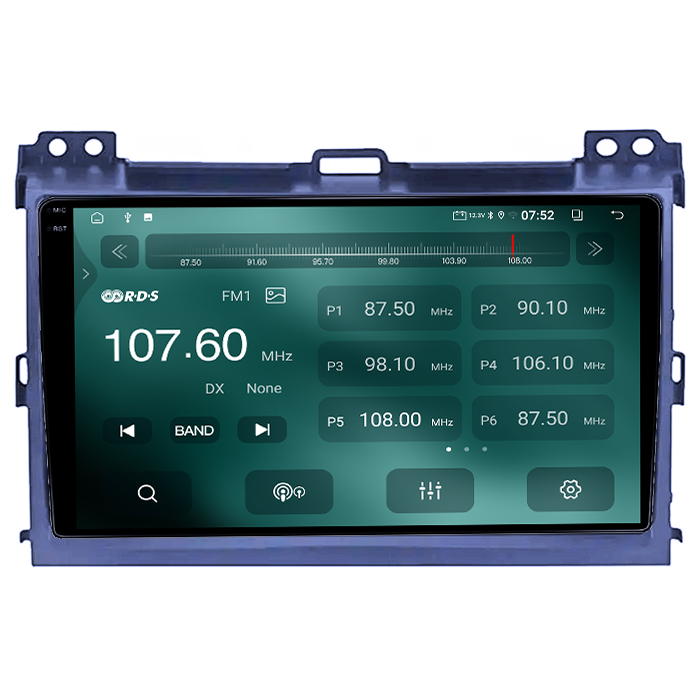 Navigatie dedicata Toyota Prado 2004-2009, 4GB RAM 64GB ROM, Quad Core, Display 9" QLED 1K, Carplay, Android 14, Bluetooth, Magazin Play, Suport Camere AHD [5]
