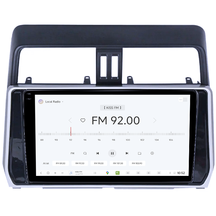 Navigatie dedicata Toyota Land Prado 2017-2018, DUDU3, 4GB RAM 64GB ROM, Octacore, Platforma 8581, Android, Display QLED 9", DSP, Carplay&AndroidAuto [4]