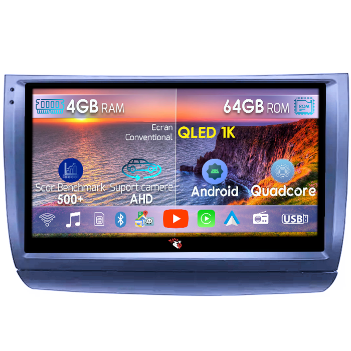 Navigatie dedicata Toyota Prius 20 2003-2009,4GB RAM 64GB ROM, Octacore, Android 14, Display QLED 1K 9", Carplay&Android Auto, SIM 4G, Ventilator Activ [1]