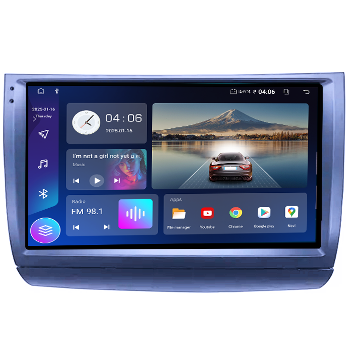 Navigatie dedicata Toyota Prius 20 2003-2009, 4GB RAM 64GB ROM, Quad Core, Display 9" QLED 1K, Carplay, Android 14, Bluetooth, Magazin Play, Suport Camere AHD [4]