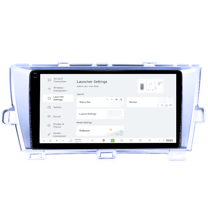 Navigatie dedicata Toyota Prius 2009-2015 (Silver), DUDU3, 4GB RAM 64GB ROM, Octacore, Platforma 8581, Android, Display QLED 9", DSP, Carplay&AndroidAuto [5]