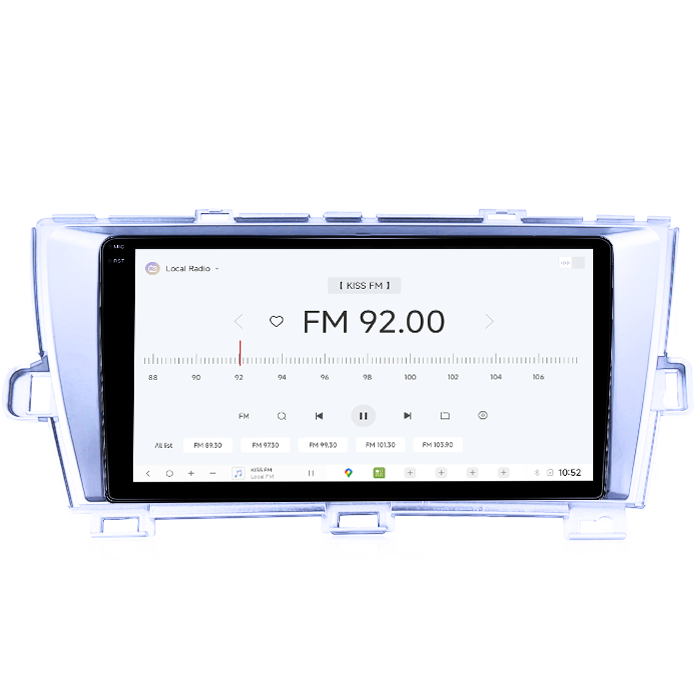 Navigatie dedicata Toyota Prius 2009-2015 (Silver), DUDU3, 4GB RAM 64GB ROM, Octacore, Platforma 8581, Android, Display QLED 9", DSP, Carplay&AndroidAuto [4]
