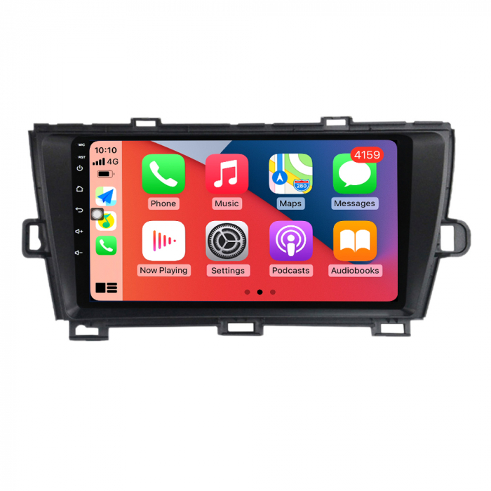 Navigatie dedicata Toyota Prius 2009-2015, 4 GB RAM 32 ROM, Android 13, Display QLED, 9", DSP, Carplay, Android Auto, Internet, Youtube, Waze, WI-FI, USB, Bluetooth [4]