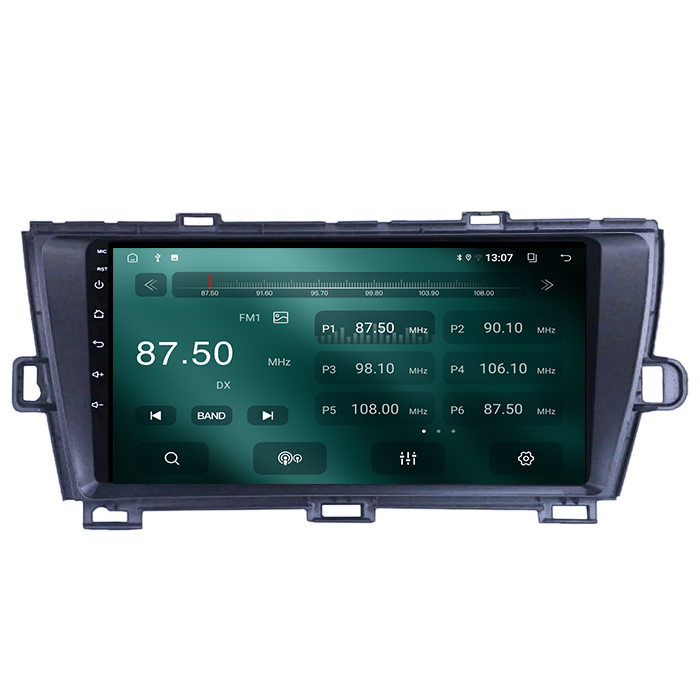 Navigatie dedicata Toyota Prius 2009-2015 Black, 8GB RAM 128GB ROM, Octacore, Platforma 7862,Android 13, Display QLED 9”, Suporta camera 360º, DSP, Carplay&Android Auto, SIM 4G, Ventilator Activ [2]
