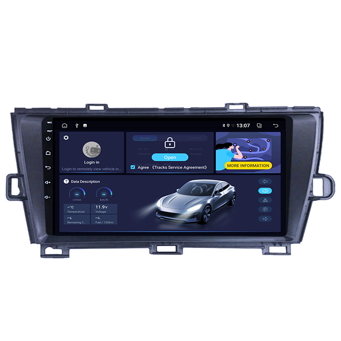 Navigatie dedicata Toyota Prius 2009-2015 Black, 8GB RAM 128GB ROM, Octacore, Platforma 7862,Android 13, Display QLED 9”, Suporta camera 360º, DSP, Carplay&Android Auto, SIM 4G, Ventilator Activ [3]