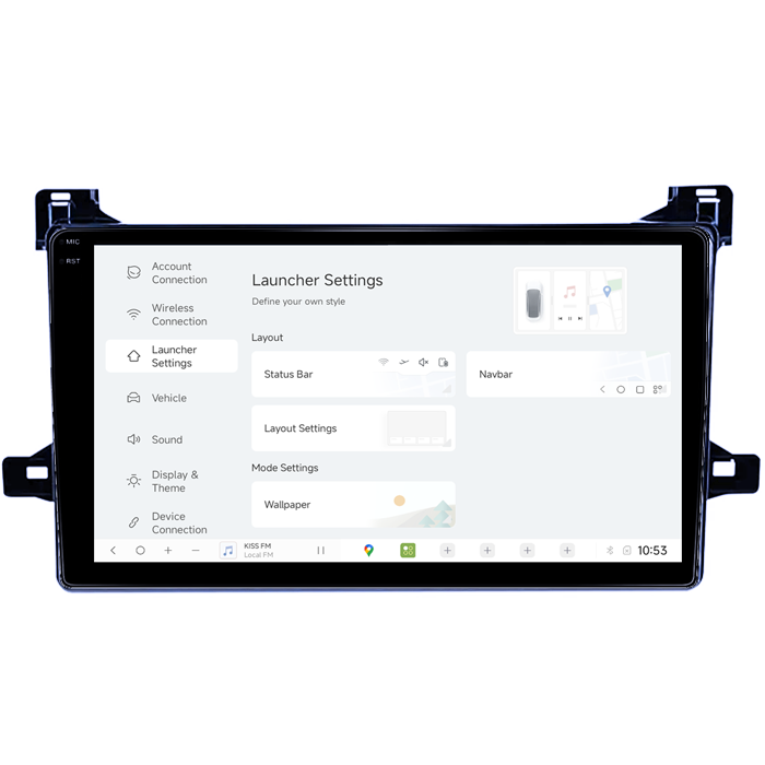 Navigatie dedicata Toyota Prius XW50 2015-2020, DUDU3, 4GB RAM 64GB ROM, Octacore, Platforma 8581, Android, Display QLED 9", DSP, Carplay&AndroidAuto [5]