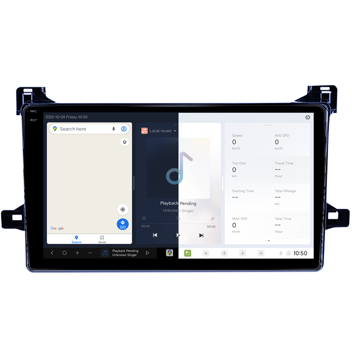 Navigatie dedicata Toyota Prius XW50 2015-2020, DUDU3, 4GB RAM 64GB ROM, Octacore, Platforma 8581, Android, Display QLED 9", DSP, Carplay&AndroidAuto [2]