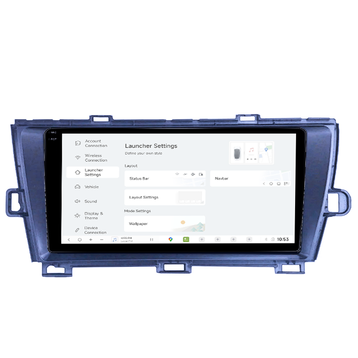 Navigatie dedicata Toyota Prius 2009-2015 Black, DUDU3, 4GB RAM 64GB ROM, Octacore, Platforma 8581, Android, Display QLED 9", DSP, Carplay&AndroidAuto [5]