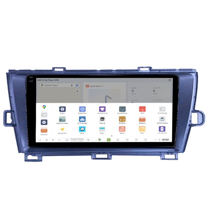 Navigatie dedicata Toyota Prius 2009-2015 Black, DUDU3, 4GB RAM 64GB ROM, Octacore, Platforma 8581, Android, Display QLED 9", DSP, Carplay&AndroidAuto [3]