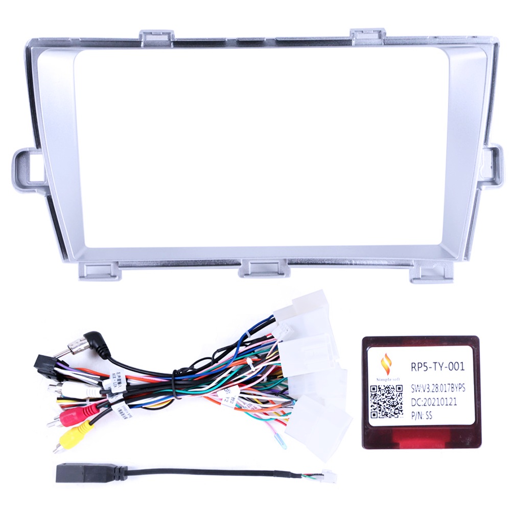 Navigatie dedicata Toyota Prius 2009-2015 Silver,Tesla Style, ANDROID 13,Carplay&Android Auto, 10 inch , 8+128GB, Internet, Aplicatii, Waze, GPS [6]